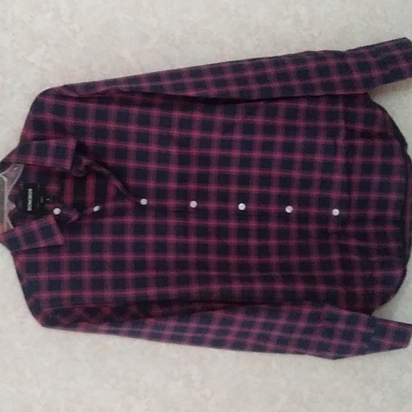 Bonobos button down shirt, blue/pink, size M slim - Picture 2 of 4